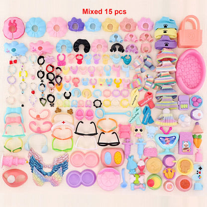 Stylish Accessories for Dogs and Cats: Necklaces, Collars, Clothing, Glasses, Hats, Bows, and Food and Drink Options for Various Breeds